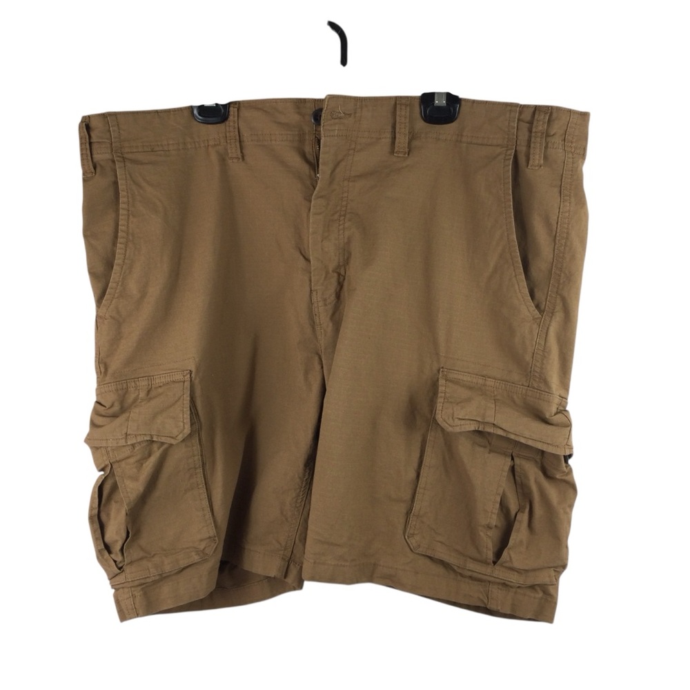 Mutal Weave Classic Tan Cargo Shorts for Men, Size‎ 46